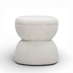 Tomlin Ruched Performance Fabric Game Ottoman
