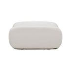 Zenith Contract-Grade Upcycled Fabric Ottoman