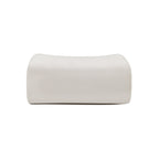 Zenith Contract-Grade Upcycled Fabric Ottoman