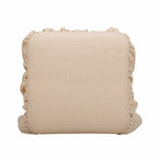 Gertrude Yellow Gingham Performance Linen Skirted Ottoman