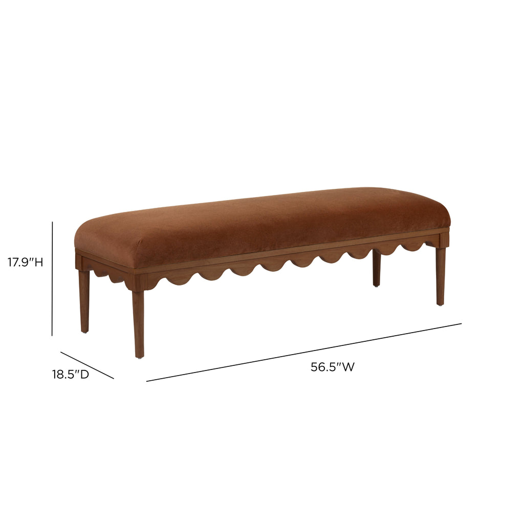Oodle 56.5 Performance Vegan Mohair Bench