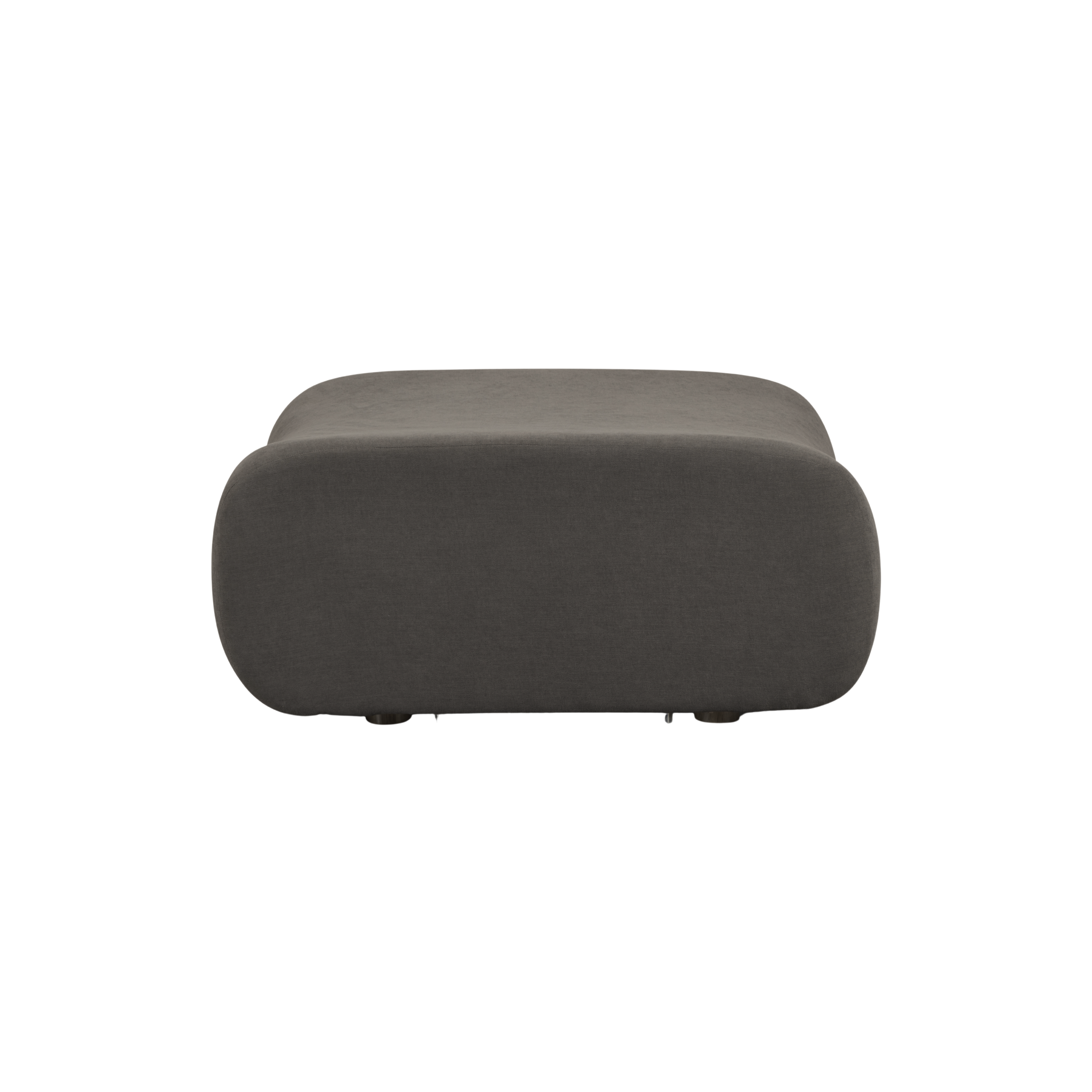 Zenith Contract-Grade Upcycled Fabric Ottoman