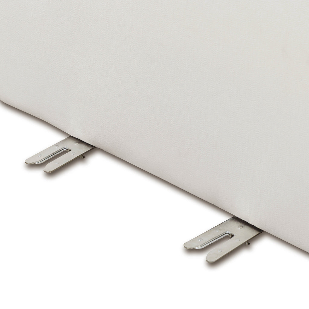 Zenith Contract-Grade Upcycled Fabric Ottoman