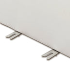 Zenith Contract-Grade Upcycled Fabric Ottoman