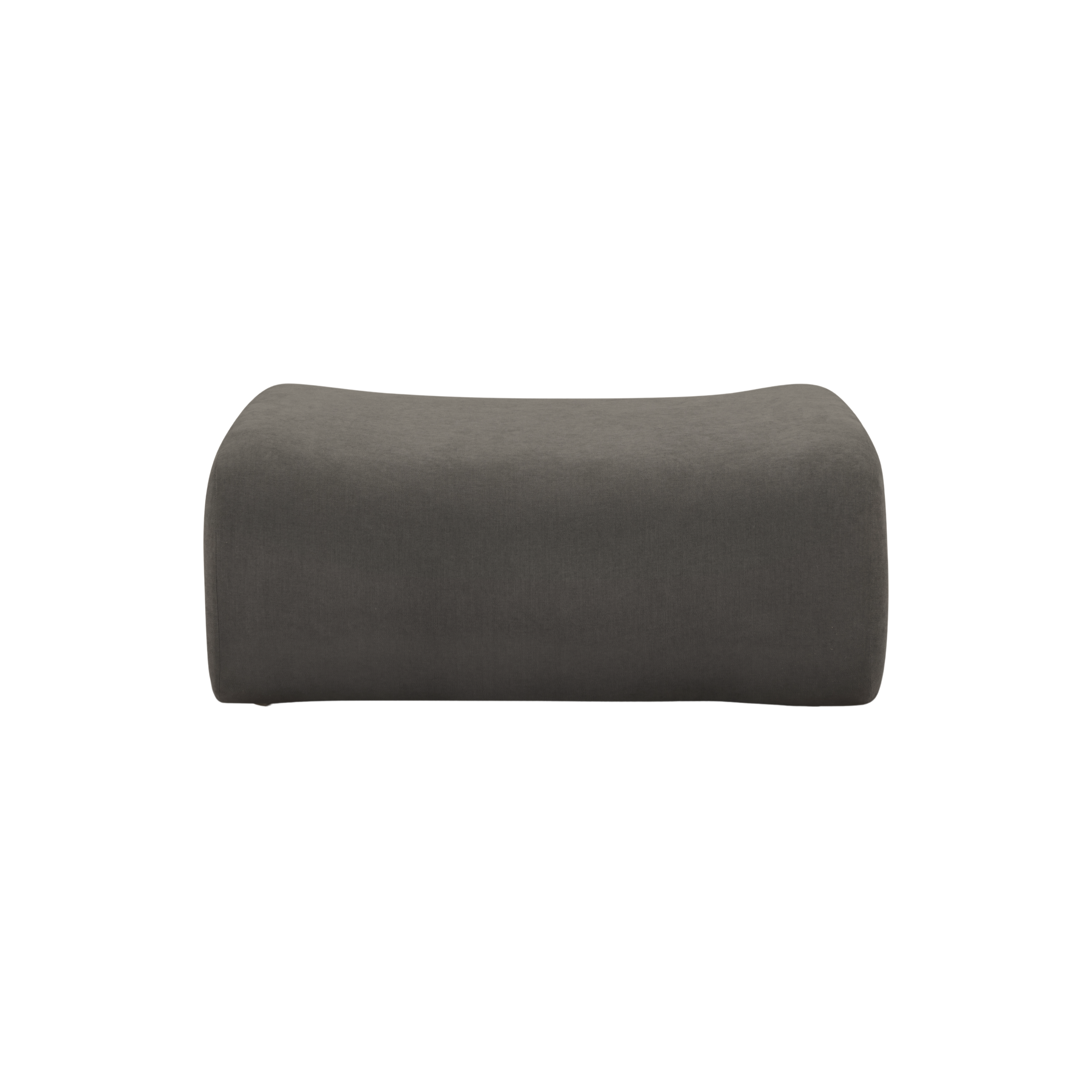 Zenith Contract-Grade Upcycled Fabric Ottoman