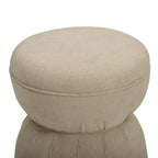 Tomlin Ruched Performance Fabric Game Ottoman