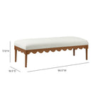 Oodle 56.5 Performance Vegan Mohair Bench